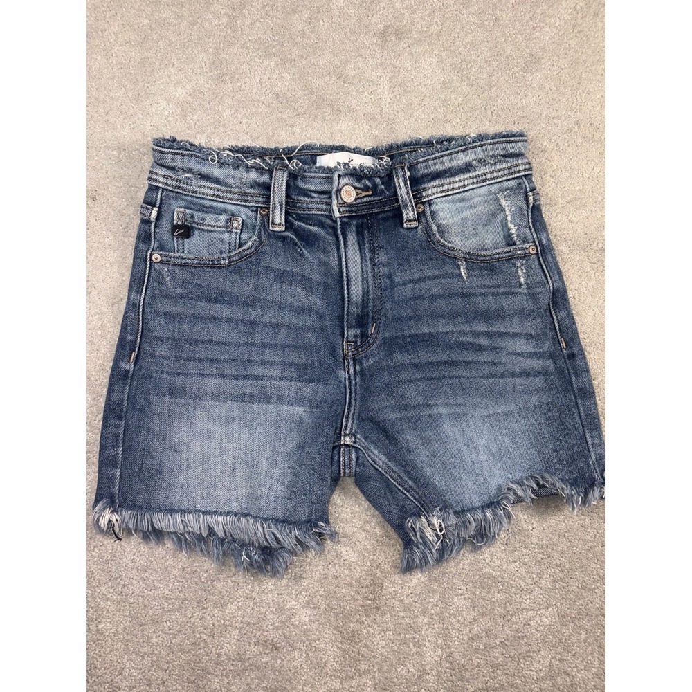 kancan fray shorts cut offs midi length medium stretch